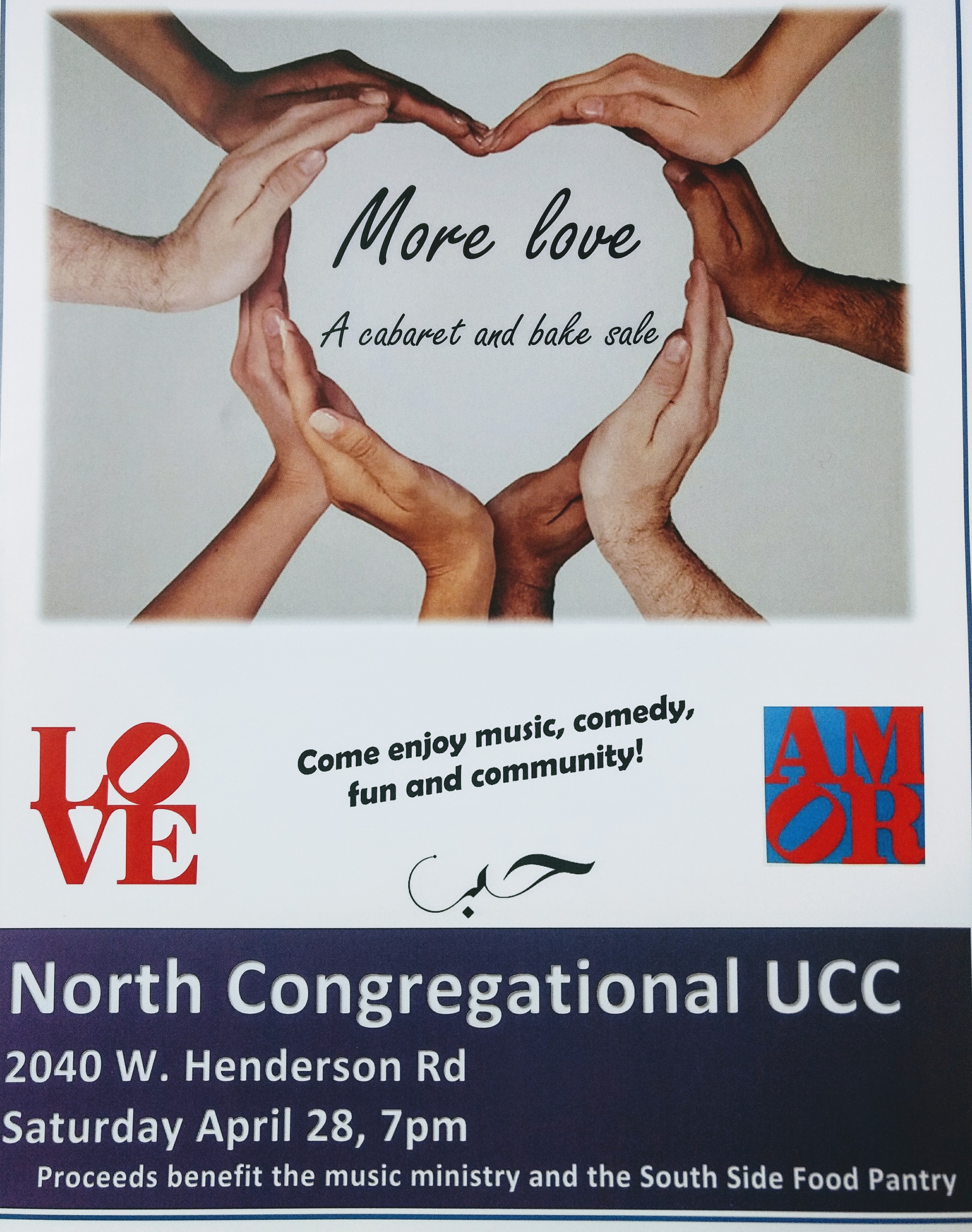 More Love Cabaret and Bake Sale
